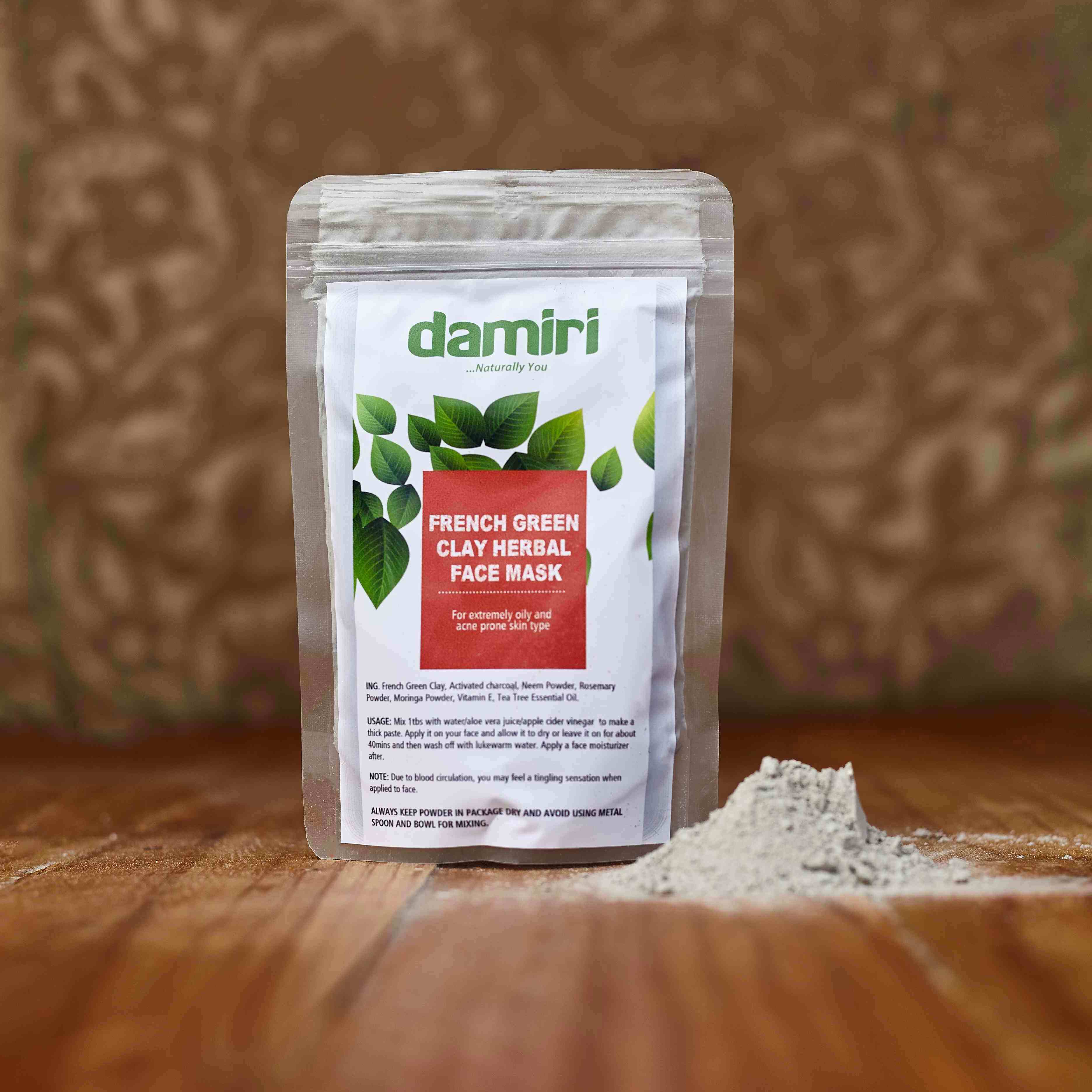FRENCH GREEN CLAY HERBAL FACE MASK